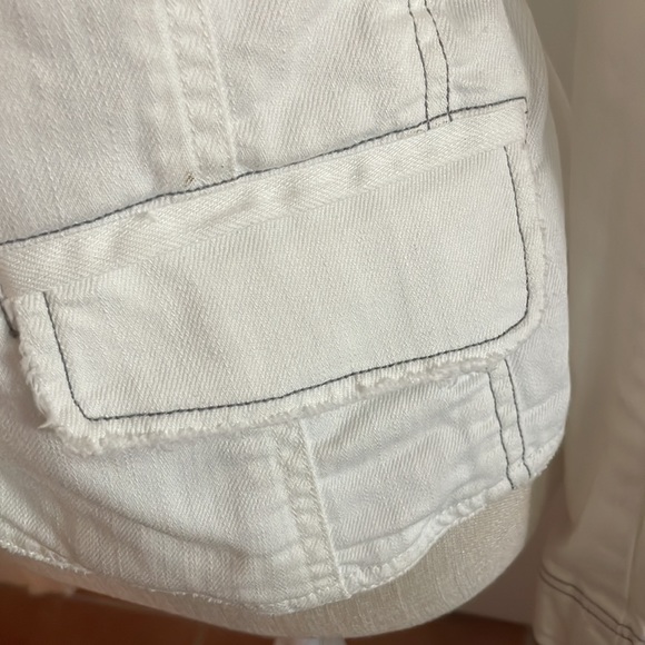 Armani Exchange white blazer jacket size Small EUC - Picture 4 of 8